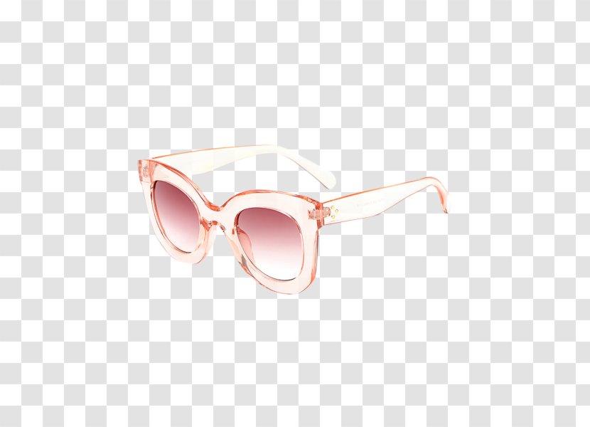 Sunglasses Lens Cat Eye Glasses - Pink - Wholesale Transparent PNG