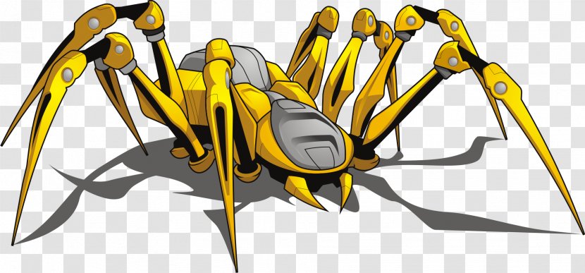 Robotics Drawing Web Crawler Internet Bot - Arthropod - Burning Digital Transparent PNG