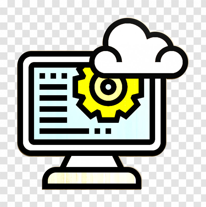 Processing System Icon Cloud Icon Big Data Icon Transparent PNG