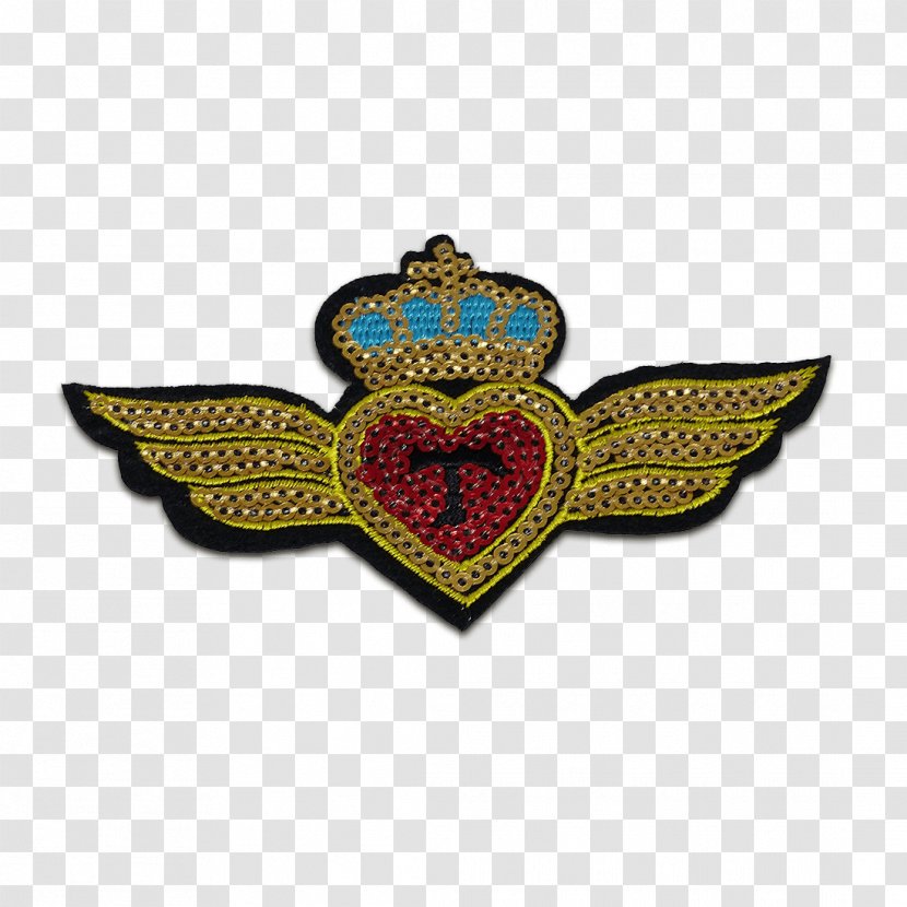 Embroidered Patch Emblem Symbol Clothing Badge - Krone Emoji Transparent PNG