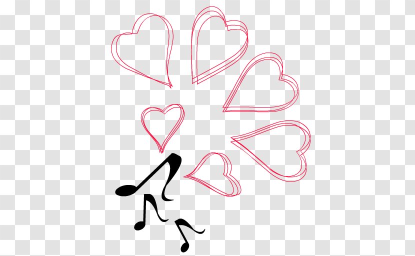 Heart Shoe Valentine's Day Line Clip Art - Tree Transparent PNG