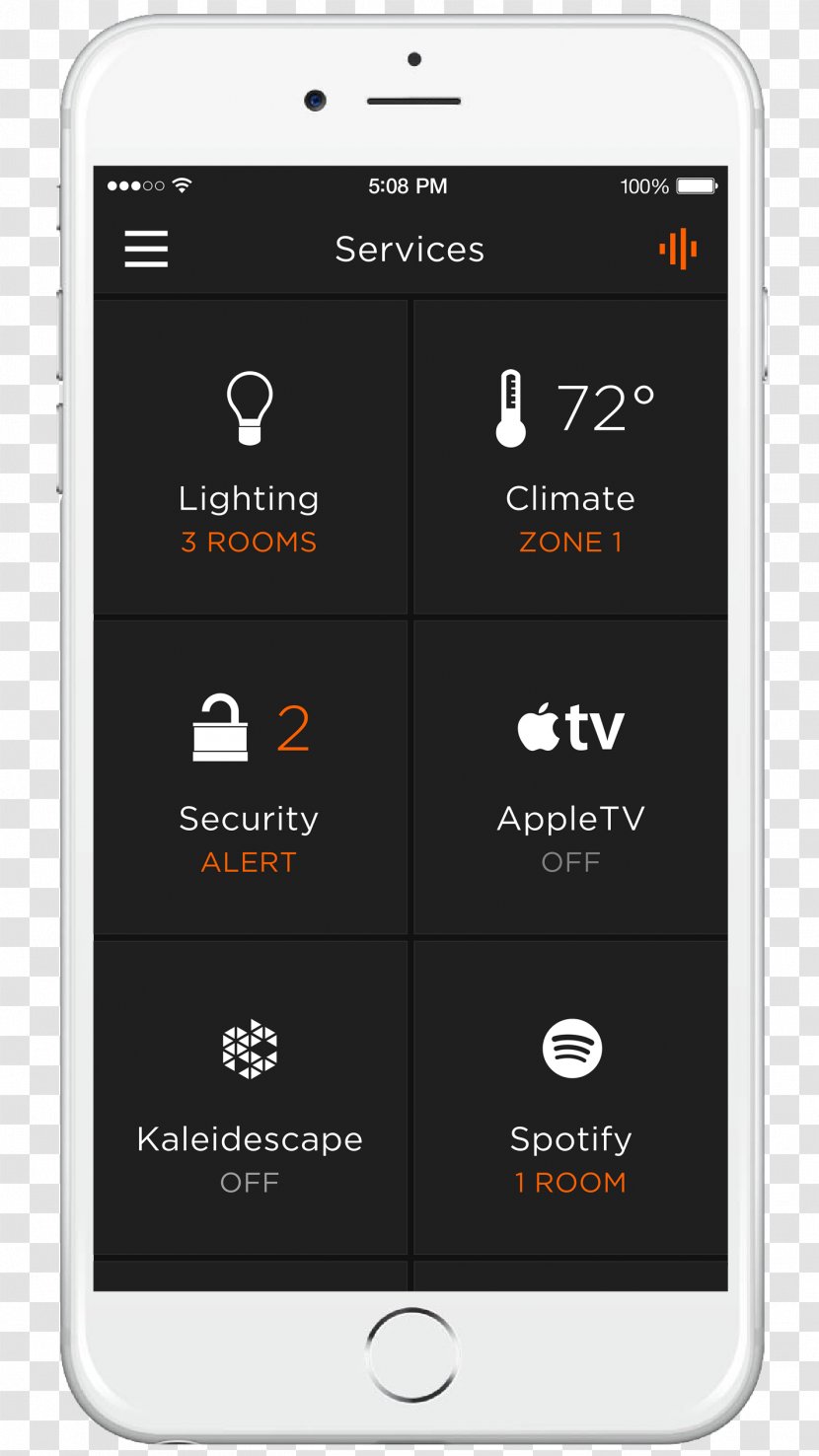 Feature Phone Infinis User Interface Design Home Automation Kits - Brand - Android Transparent PNG