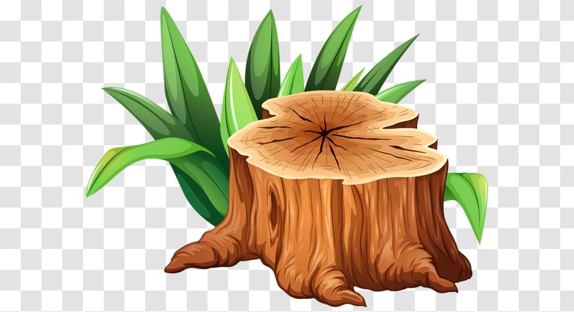 Tree Stump Trunk Clip Art - Document Transparent PNG
