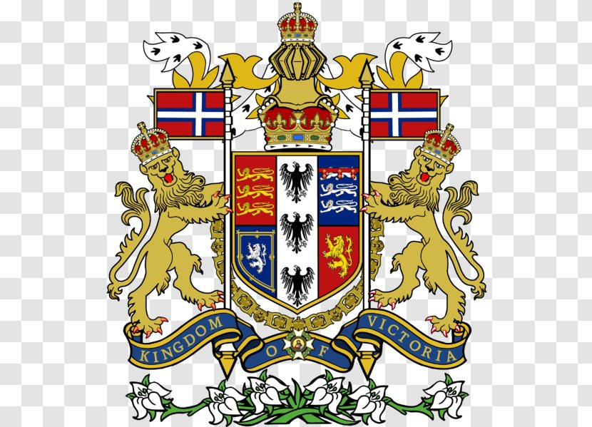 Crest Victorian Era Royal Coat Of Arms The United Kingdom Victoria - Supporter Transparent PNG