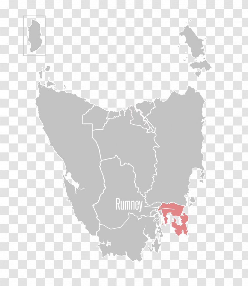 Tasmania Royalty-free Map - Area Transparent PNG