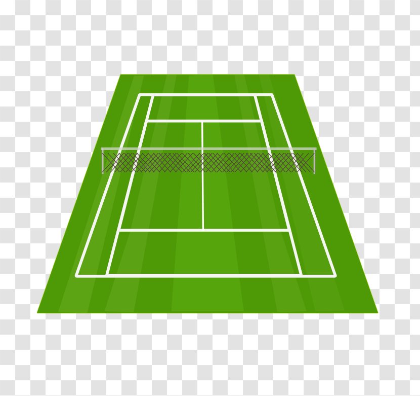 Tennis Centre Grass Court Clip Art - Triangle - Fine Cliparts Transparent PNG