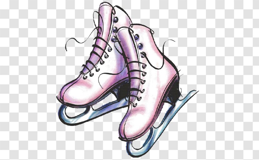 Ice Skating Figure Club Roller - Purple - Cupcake Clipart Transparent PNG