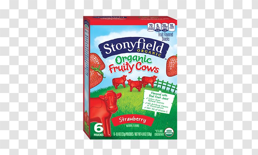 Strawberry Organic Food Juice Stonyfield Farm, Inc. Fruit Snacks Transparent PNG