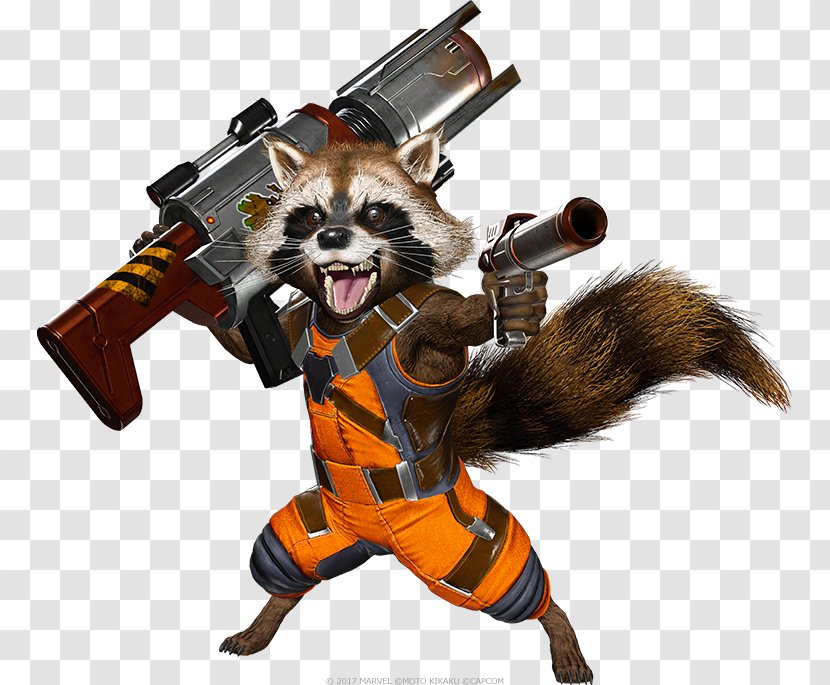 Rocket Raccoon Marvel Vs. Capcom: Infinite Ultimate Capcom 3 Clash Of Super Heroes Carol Danvers - Guardians The Galaxy Transparent PNG