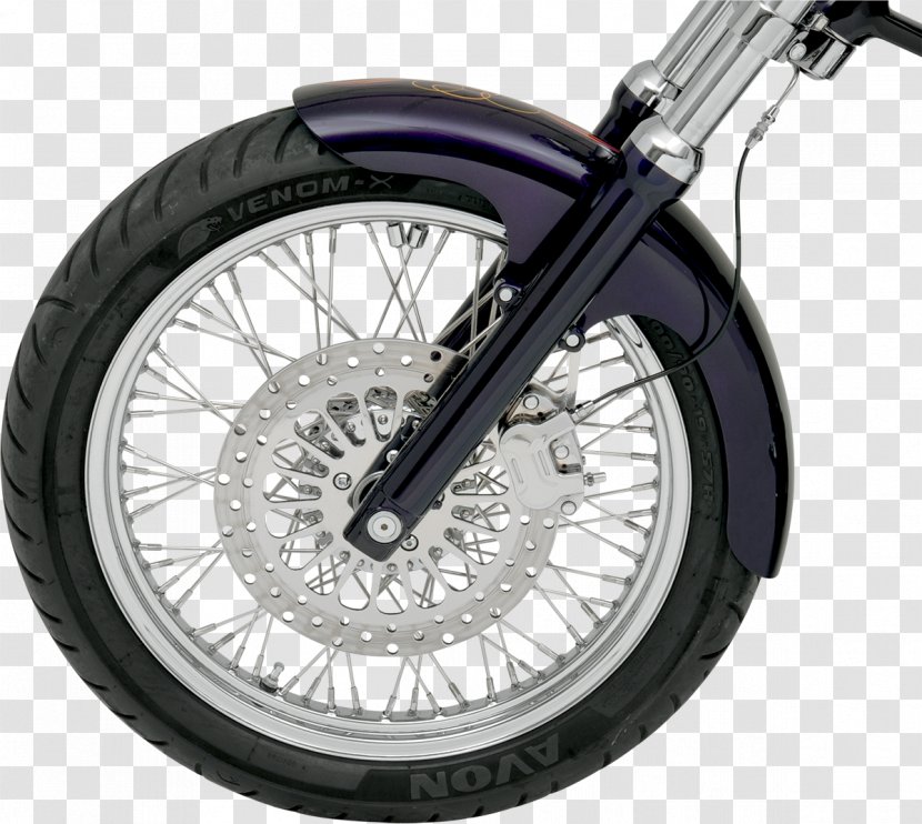 Tire Bicycle Wheels Spoke Harley-Davidson - Motorcycle Transparent PNG