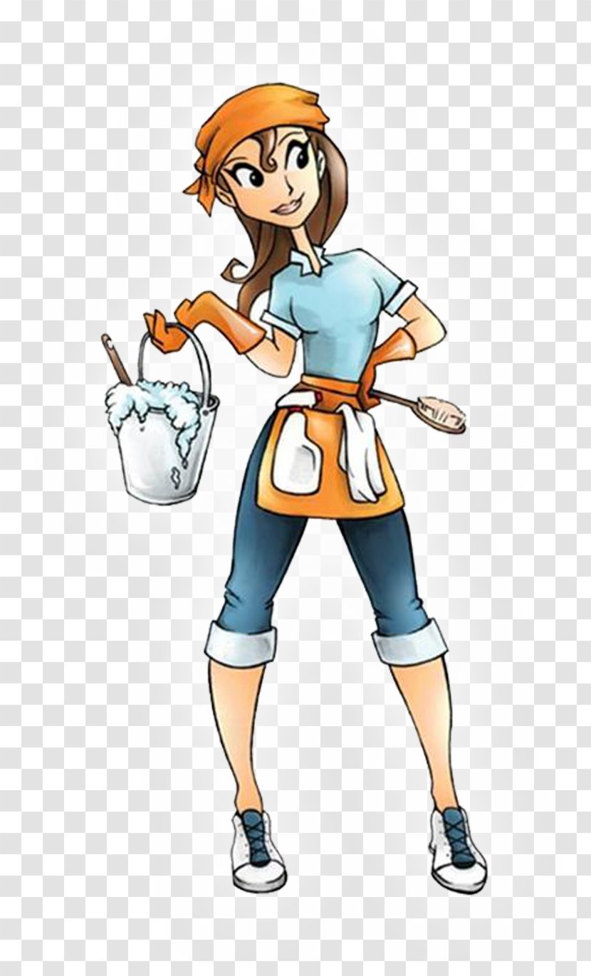 Cleaner Maid Service Cleaning Housekeeping Domestic Worker - Laundry Transparent PNG