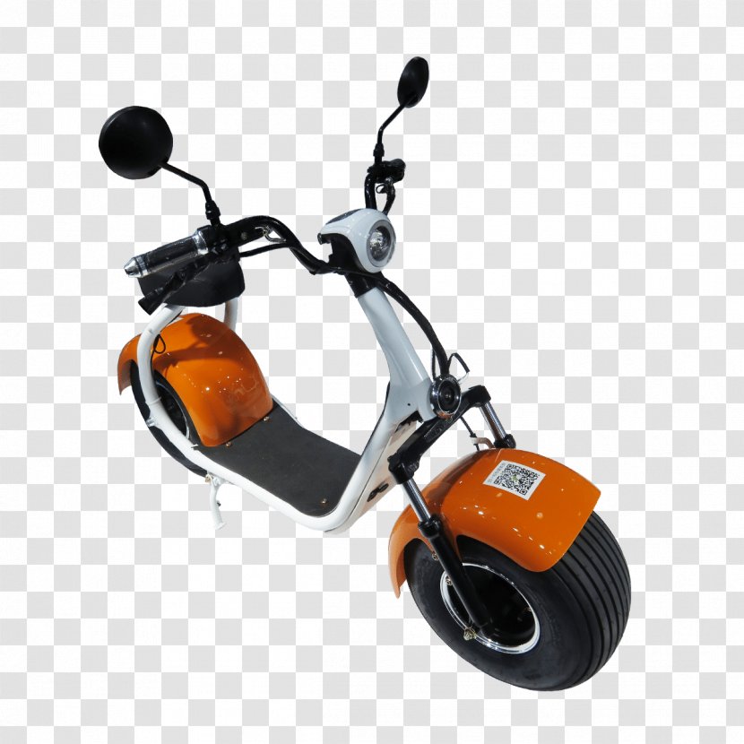 Electric Motorcycles And Scooters Wheel MINI Cooper Vehicle - Bicycle - Power Scooter Orange Transparent PNG