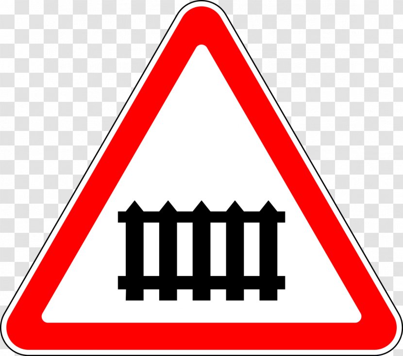 Rail Transport Train Level Crossing Traffic Sign - Text - Signs Transparent PNG