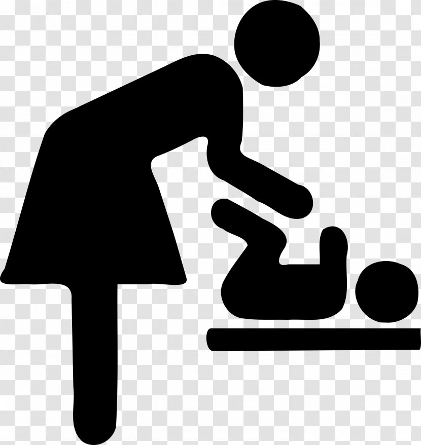 Diaper Changing Tables Infant - Interested Clipart Transparent PNG