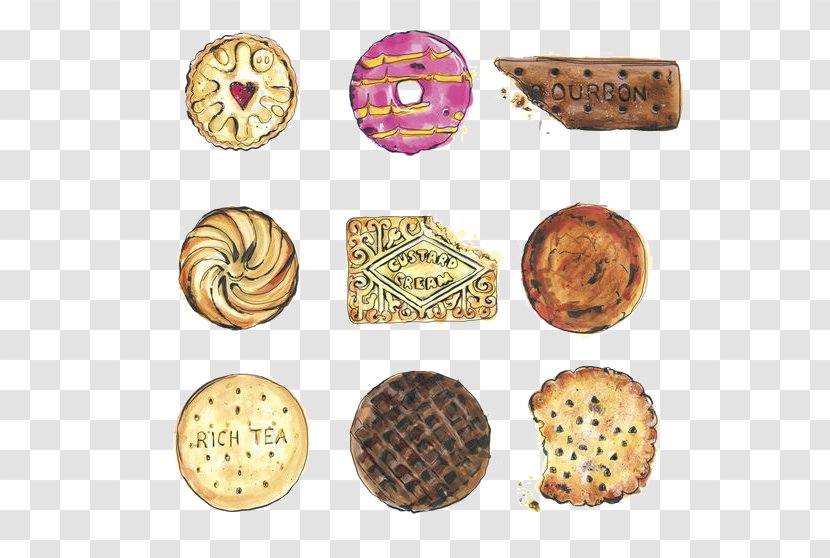 Food Baking Illustration - Drawing - Cookies Transparent PNG