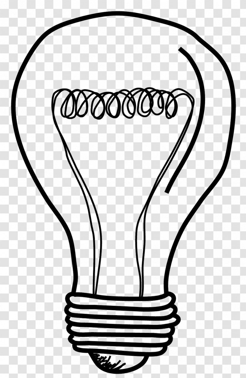 Incandescent Light Bulb Drawing Clip Art - Flower - Doodles Transparent PNG