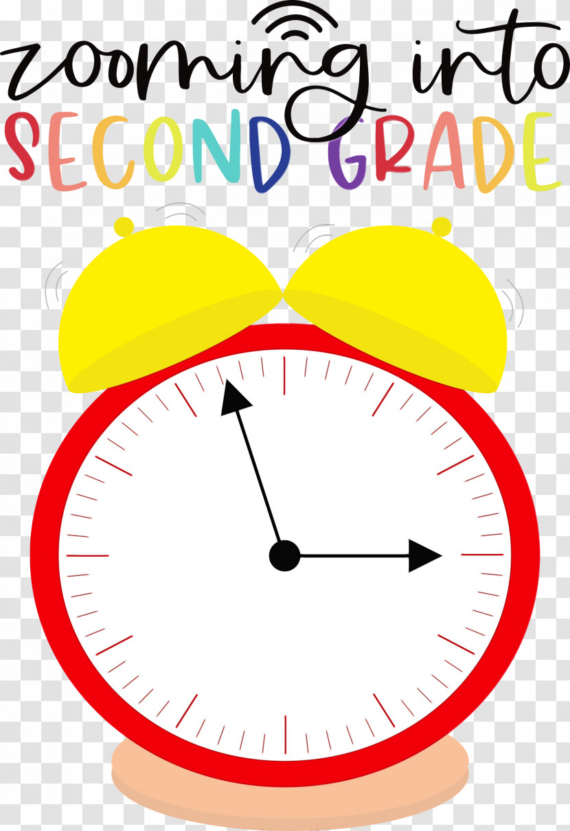 Alarm Clock Yellow Line Meter Clock Transparent PNG