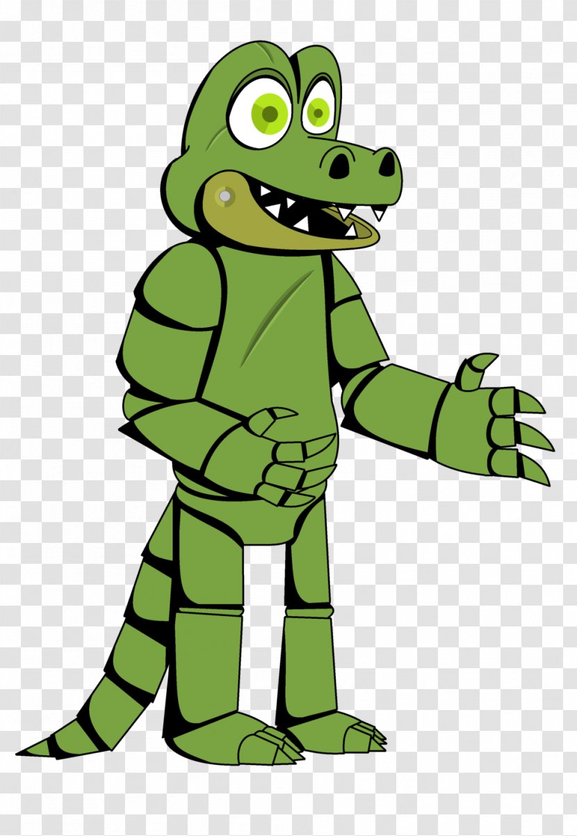 Crocodile Alligator Reptile Five Nights At Freddy's Animatronics - Green Transparent PNG