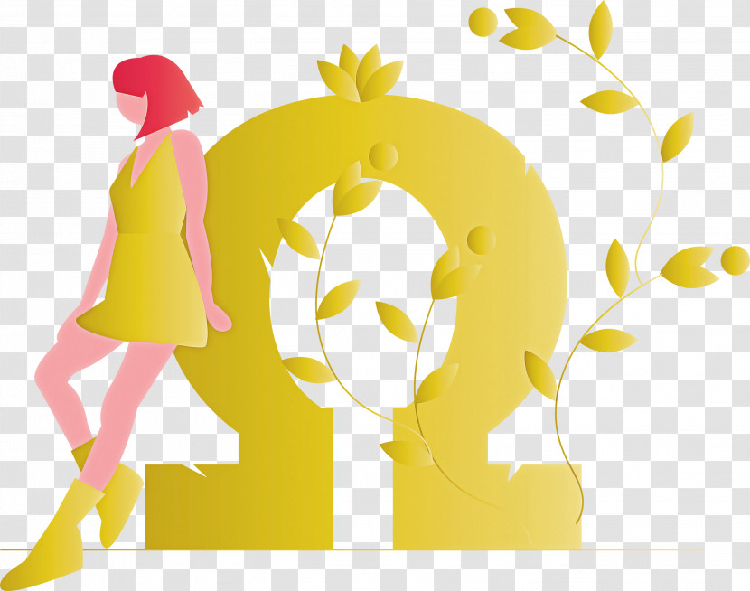 Omega Girl Modern Transparent PNG