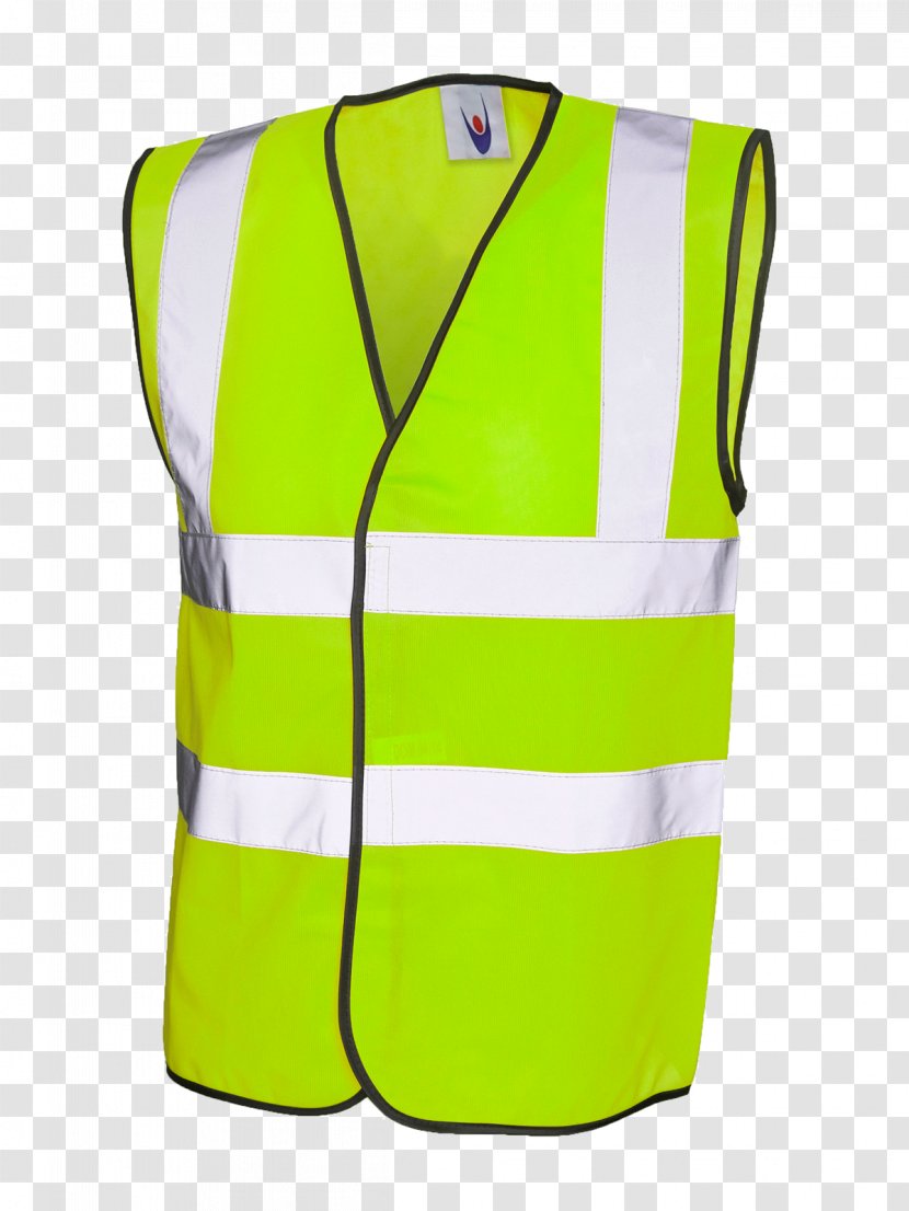 T-shirt High-visibility Clothing Waistcoat Gilets Workwear - Vest Transparent PNG