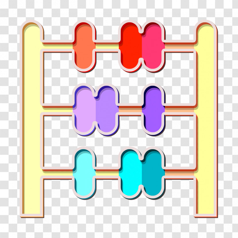 Abacus Icon Kindergarten Icon Transparent PNG