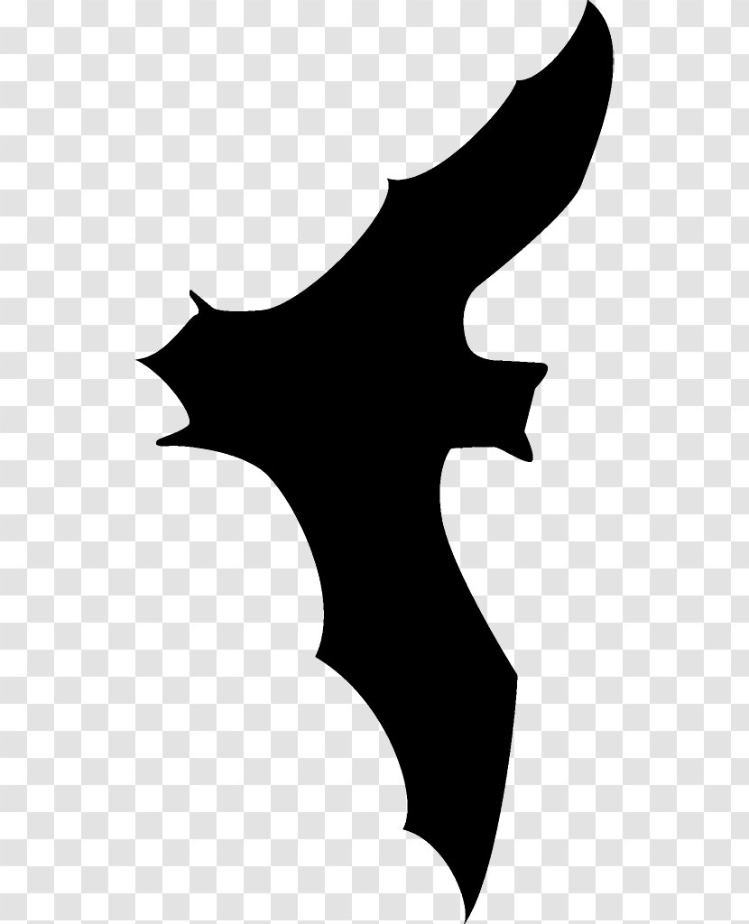 Bat Halloween - Blackandwhite Transparent PNG