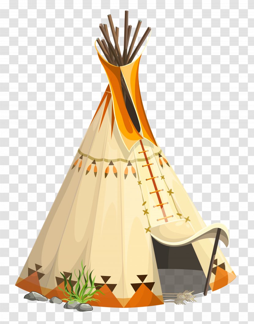Tipi Native Americans In The United States Clip Art - Wigwam - Transparent Tent Clipart Picture Transparent PNG