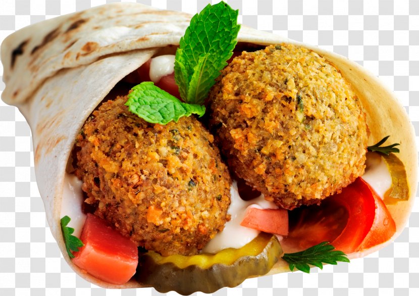 Falafel Wrap Pita Shawarma Lebanese Cuisine - Koala Kebabs - Kebab Transparent PNG