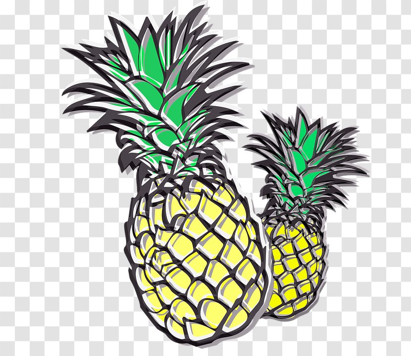 Pineapple Fruit Crisp Food T-shirt - Flowerpot Transparent PNG