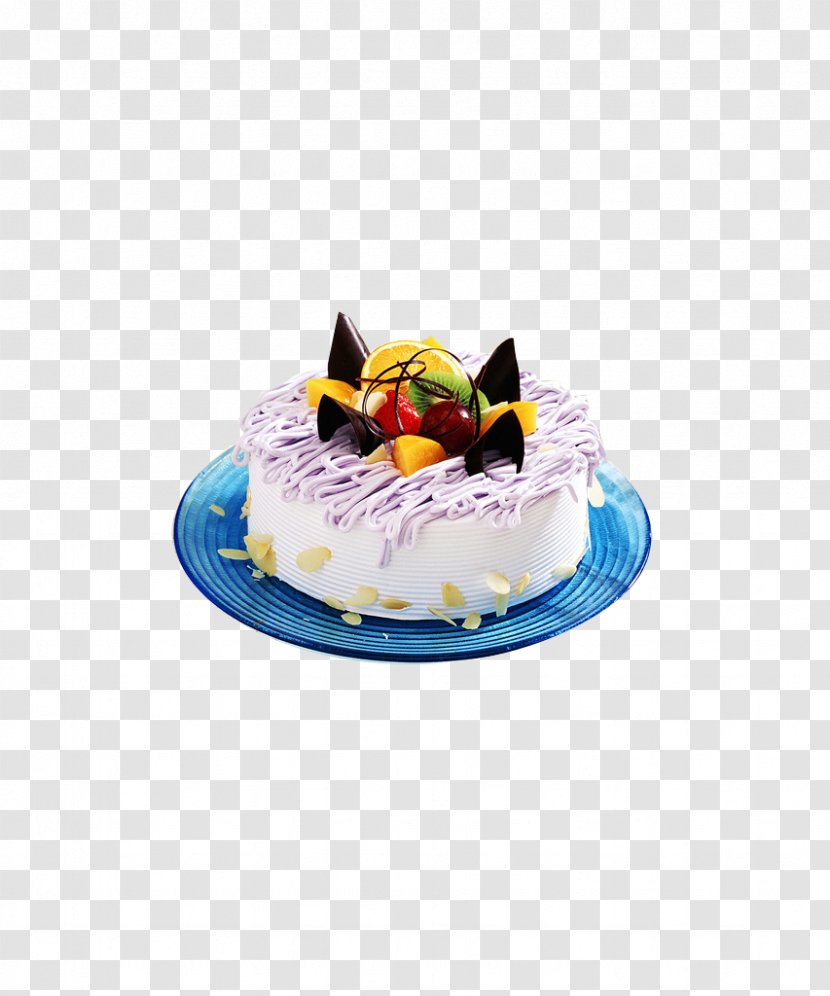 Birthday Cake Cream European Cuisine Torta - Lovely Transparent PNG