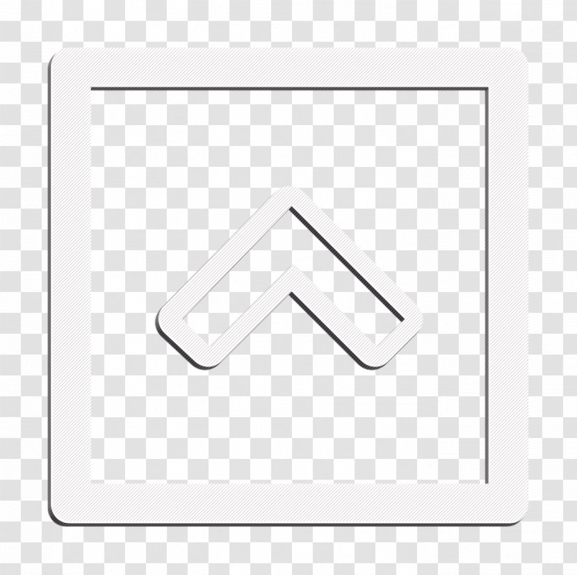Arrow Icon Direction Point - Rectangle - Blackandwhite Symbol Transparent PNG