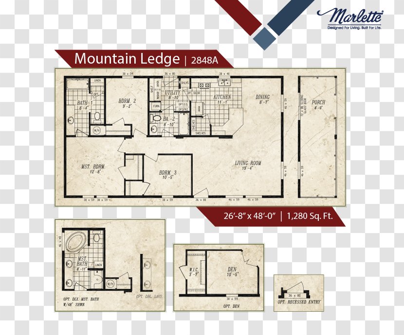 Floor Plan Marlette Oregon House Manufactured Housing Transparent PNG