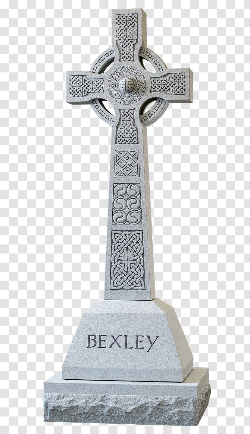Crucifix Headstone Christian Cross Celtic - Monument Transparent PNG