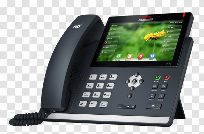 Yealink Sip-t48s Gigabit Voip Ip Phone VoIP Telephone Wideband Audio SIP-T23G - Technology - Telephony Transparent PNG