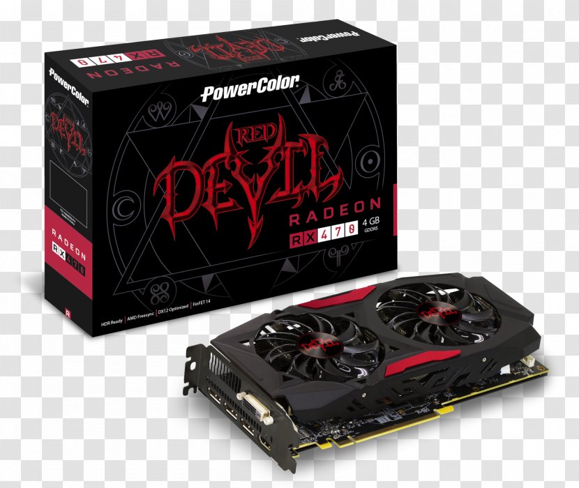 Graphics Cards & Video Adapters PowerColor Radeon GDDR5 SDRAM AMD CrossFireX - Electronic Device - Sapphire Transparent PNG