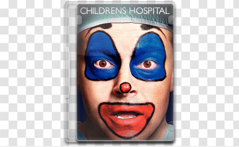 Head Masque Mask Clown Face - Television Show - Childrens Hospital Transparent PNG