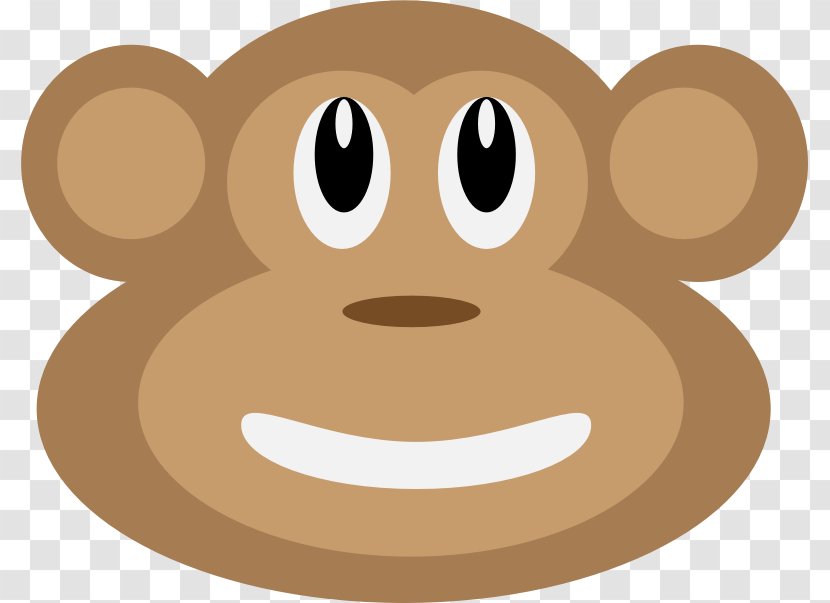 Monkey Snout Clip Art - Facial Expression Transparent PNG