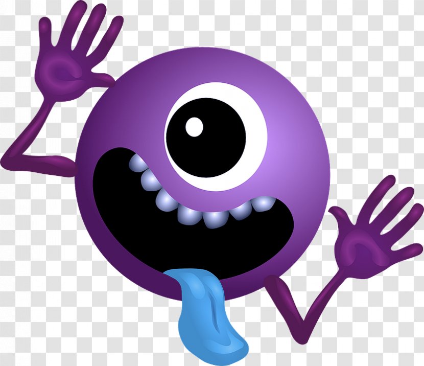 Emoticon - Purple - Smiley Animation Transparent PNG