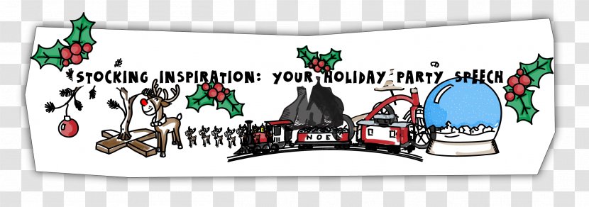 Holiday Christmas Speech Party Information Transparent PNG