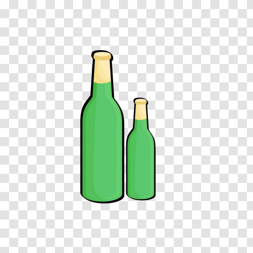 Glass Bottle Wine Beer - Ale Button Transparent PNG