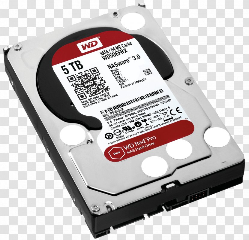 Hard Disk Drive Network-attached Storage Western Digital Serial ATA Seagate Barracuda - HDD Transparent PNG