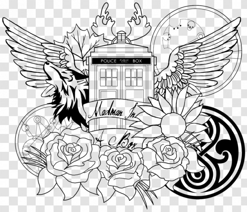 Coloring Book Doctor Who: The Colouring Amy Pond - Who Fandom - Exquisite And Doctor's Cap Transparent PNG