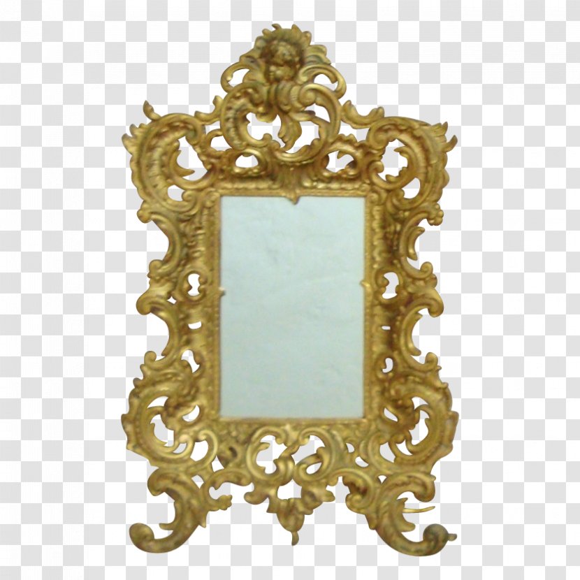 Mirror Picture Frames Antique Light Brass Transparent PNG