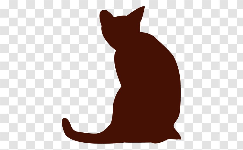 Cat Kitten Silhouette Clip Art - Tail - Cats Vector Transparent PNG