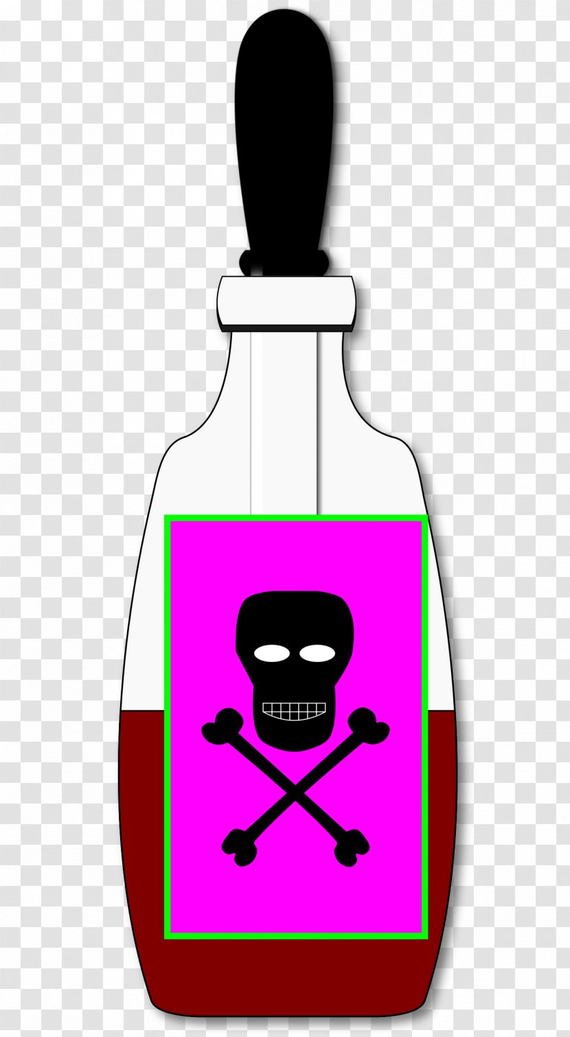 Clip Art - Glass Bottle - Poison Transparent PNG