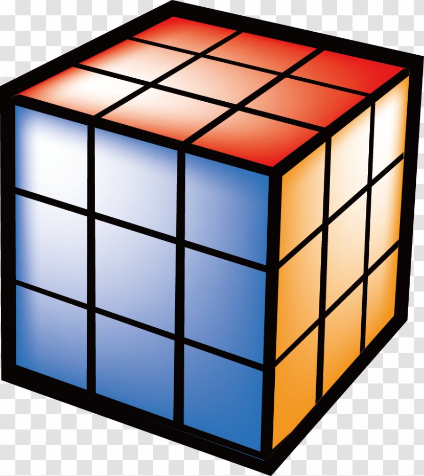 Rubiks Cube - Geometry - Vector Transparent PNG