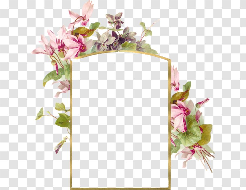 Wedding Invitation Flower Picture Frames Paper Clip Art - Table Flowers Transparent PNG