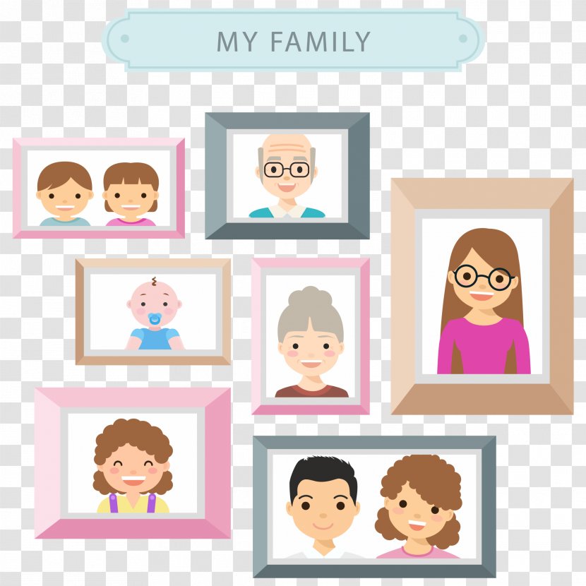 Family Euclidean Vector Clip Art - Tree - Home Frame Transparent PNG