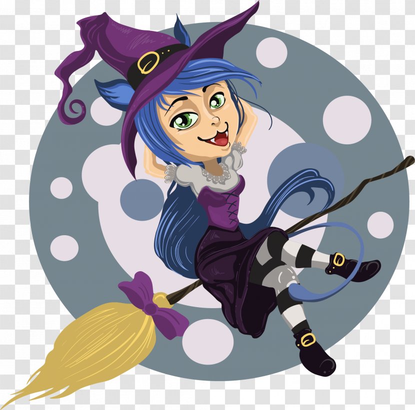 T-shirt Halloween Costume Party - Watercolor - Witch Vector Transparent PNG