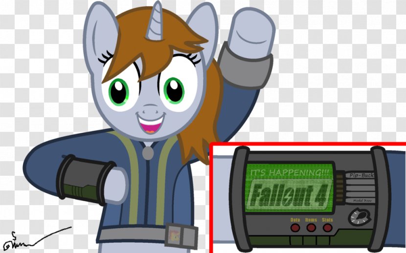 Fallout 4 3 Fallout: New Vegas DeviantArt Video Game - Fiction - My Little Pony Friendship Is Magic Fandom Transparent PNG